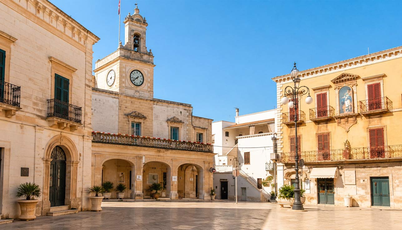 Fasano town centre